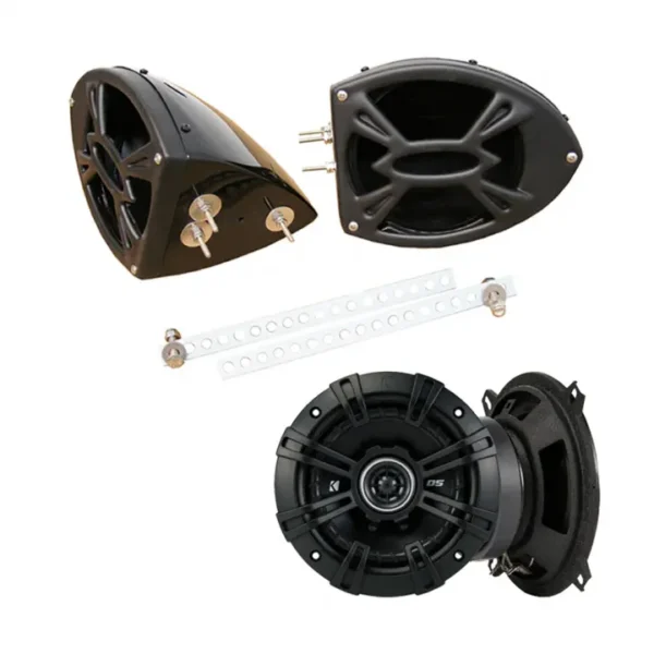 Buy Kicker System DS525 Custom Powersport 5 1/4″ Gloss Black Speaker Pods Pair