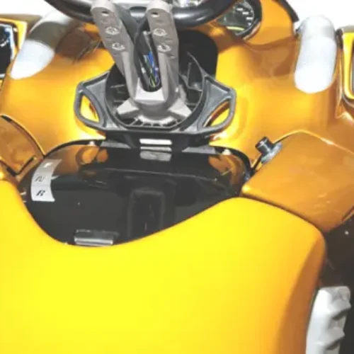 Custom Powersport 5 1/4″ Gloss Black Speaker Pods Pair Waves & Wheels REV-R