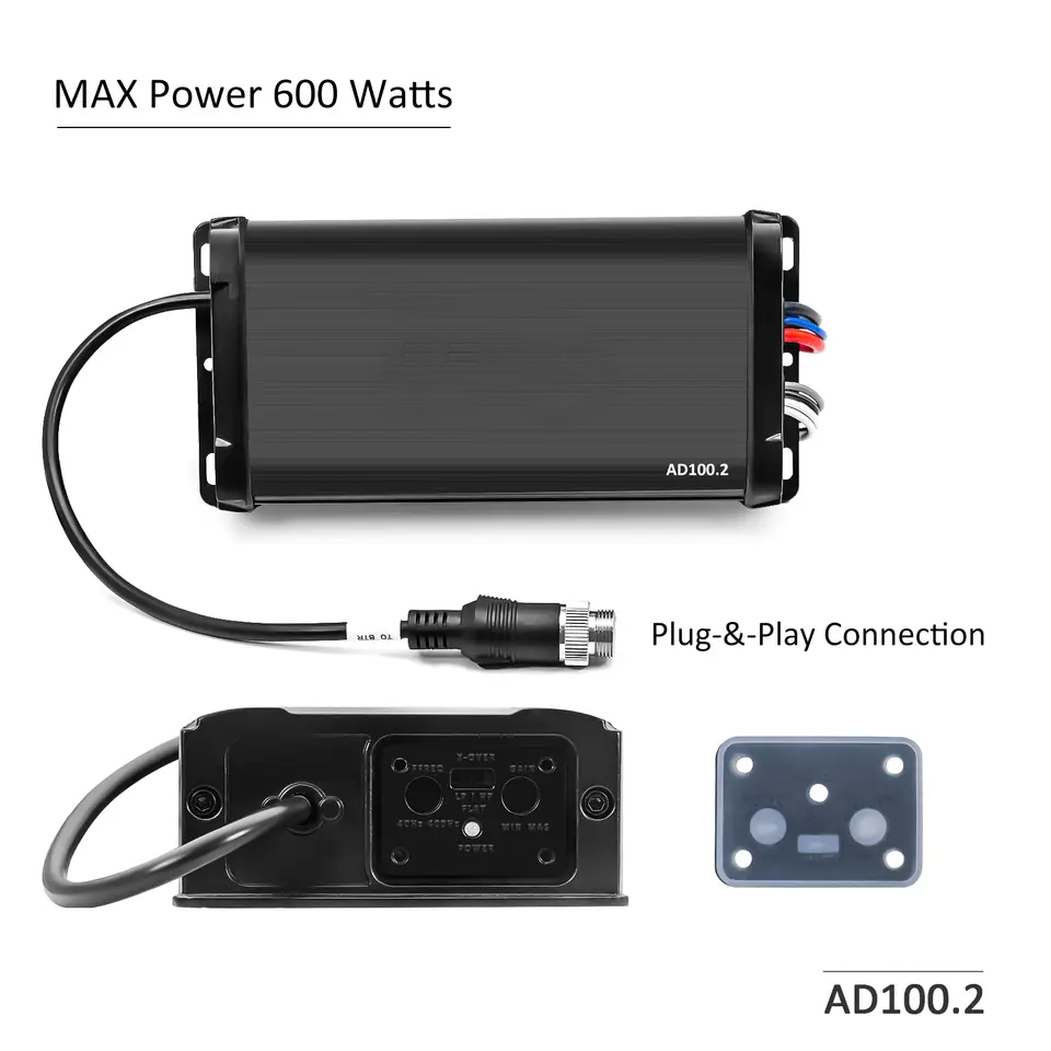 SeaDoo Speaker Upgrade – Plug & Play Audio System with Amp & 6.5” Speakers 2018-2026 - Image 6